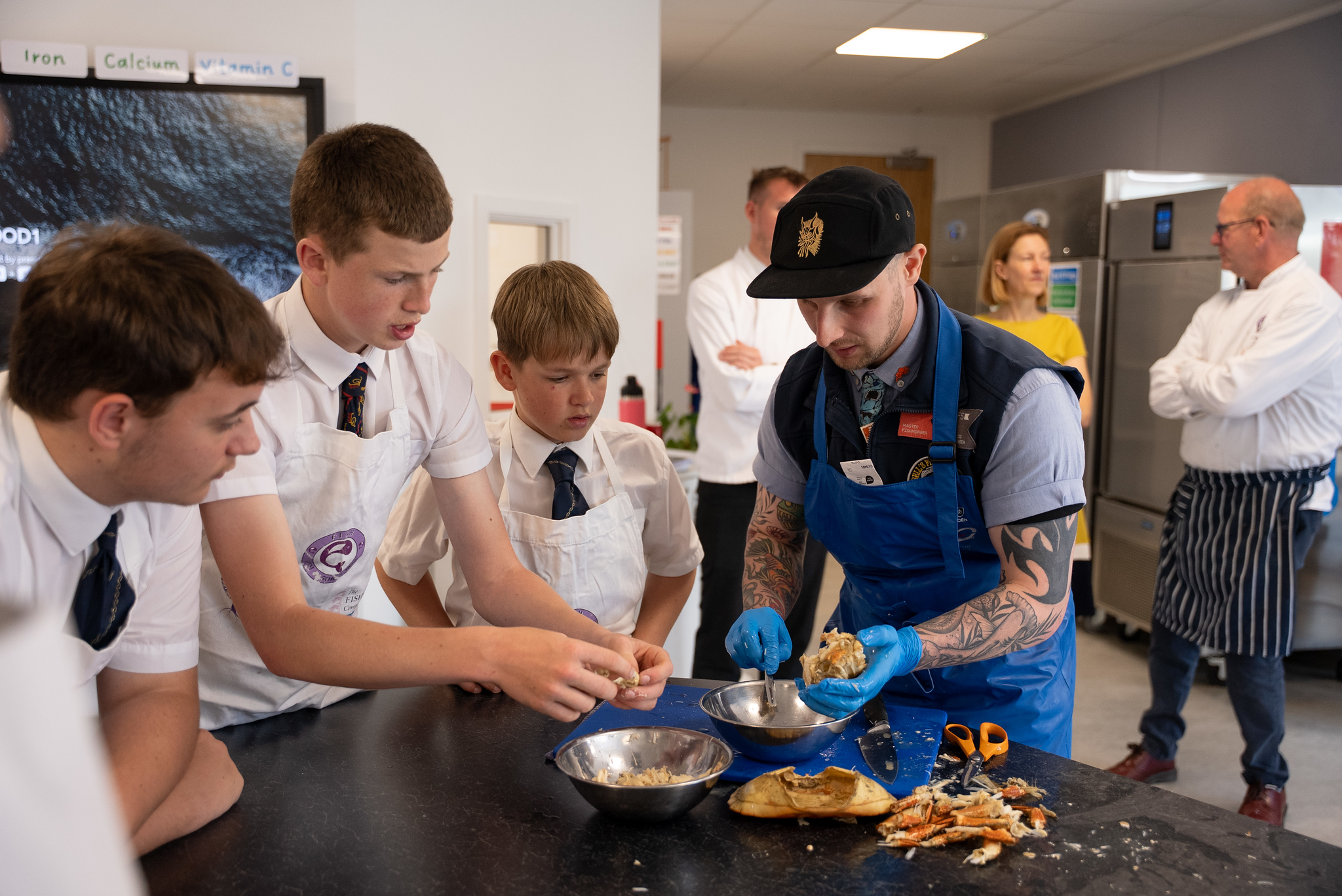 Master Fishmonger Inspires Jersey Students in Fish in School Hero Visit
